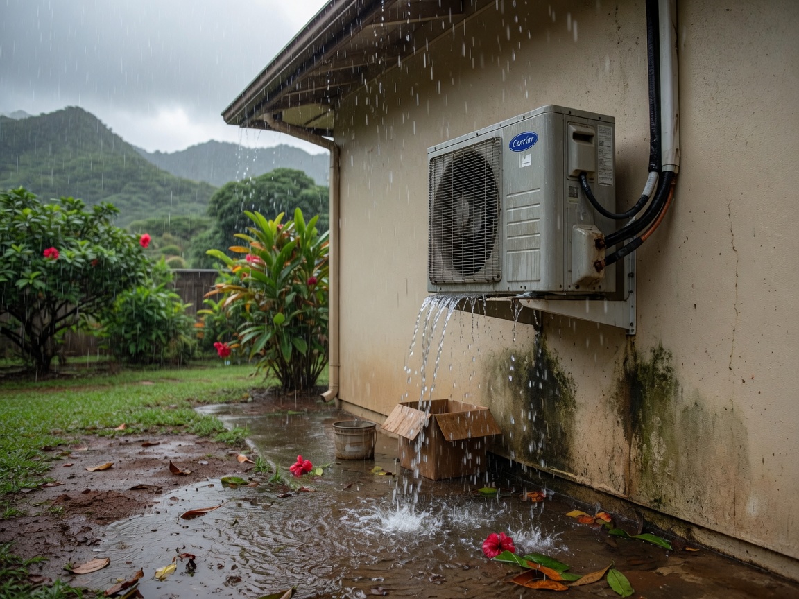 AC Condensation Problems During Mililani Wet Season